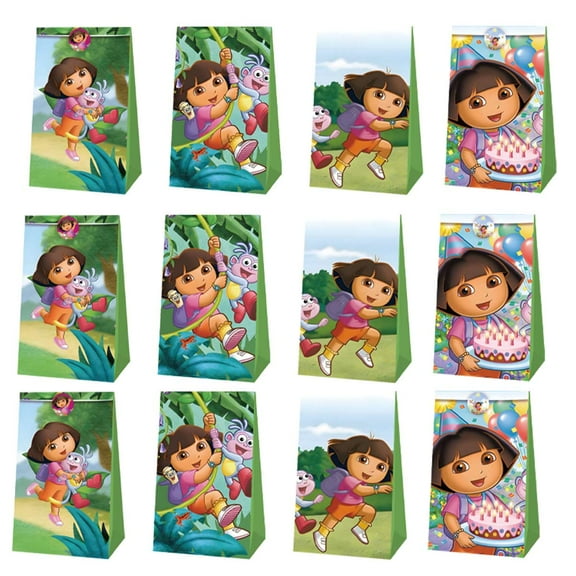 Dora The Explorer Goodie Party Favor Candy Bags Birthday Decorations Treat Supplies