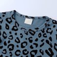 thumbnail image 5 of SonxaHe Infant Girls' Outfits Leopard Print Loose T Shirt Pants Children Nightwear Comfy Soft Home Wear Outfit Set Blue,Sized 12-24 M, 5 of 8
