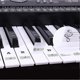 thumbnail image 5 of 88 Keys 61 Keys 54 Keys Transparent Piano Keyboard Stickers Electronic Keyboards Stickers Tabs Musical Notes Key Stickers, 5 of 5