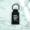 thumbnail image 5 of Keychain - Rectangle - Flying Dragon - Leather, 5 of 8