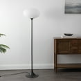 thumbnail image 5 of Safavieh 63.25" Nomi Scandinavian Metal Floor Lamps, Black, 5 of 5