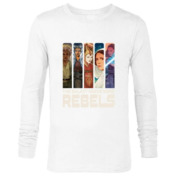 Star Wars The Galaxy Needs More Rebels - Long Sleeve T-Shirt for Men - Customized-White