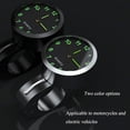 thumbnail image 3 of Universal 7/8 Waterproof Chrome Motorcycle Bike Handlebar Mount Quartz Clock Watch Aluminum Luminous Clock Accessories, 3 of 7