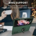 thumbnail image 3 of Allytech Cover for Samsung Galaxy Z Fold 4 Case with Ring Holder, Samsung Z Fold 4 Case, 360° Ring Holder Stand Magnetic All-Inclusive Protective Shell Case for Galaxy Z Fold4 5G 2022, Darkgreen, 3 of 6