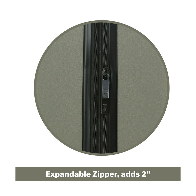 Lee 21 in Unisex Carry-On Luggage, Olive - Walmart.com