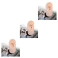 thumbnail image 2 of Seitruly Modelo de oreja de silicona Herramientas de aprendizaje de oreja falsa Textura delicada Izquierda Type1, 2 of 6