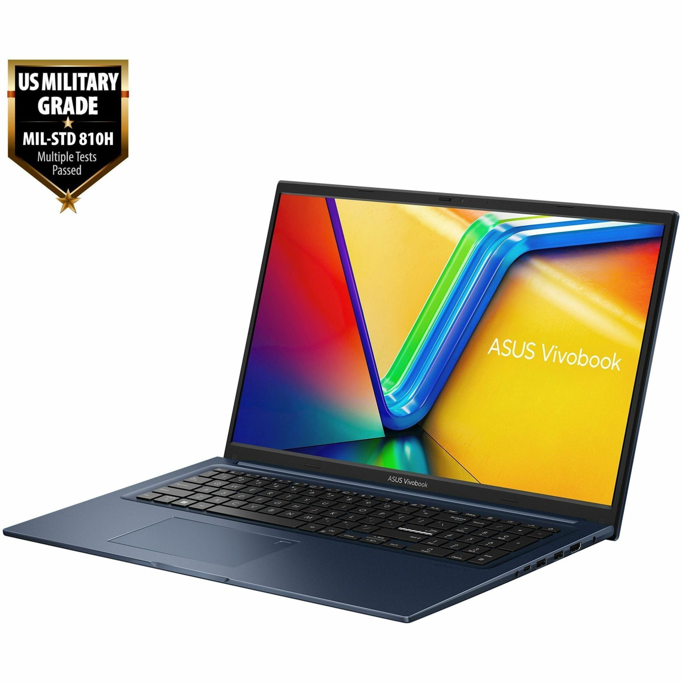 Asus VivoBook 17 17.3" Full HD Laptop, Intel Core i5 i5-1235U, 8GB RAM, 512GB SSD, Windows 11 Home, F1704ZA-SB52