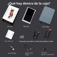 thumbnail image 3 of Doble Monitor Para Laptop Portátil 15'' 1 Cable 2 Pantallas - Gris, 3 of 9