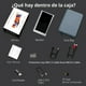 thumbnail image 3 of Doble Monitor Para Laptop Portátil 15'' 1 Cable 2 Pantallas - Gris, 3 of 9