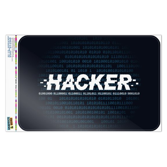 Hacker Binary Code Geek Nerd Home Business Office Sign