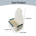 thumbnail image 3 of LGCASL Small Animal Food Bowls Clearance! Food and Water Bowl Cage Feeder for Rabbits Dish Feeder Removable Hanging Spill Proof Anti for Rabbit Pig Hamster Ferret, Blue, 3 of 9