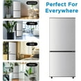 thumbnail image 2 of Kcpolre 4.0 Cu.ft Mini Fridge with Freezer, Bottom Freezer, Small Refrigerator with Freezer, Compact Refrigerator with 2 Door,for Bedroom,Office,Kitchen,Apartment,Dorm, Silver, 2 of 7