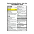 thumbnail image 5 of Mucinex Sinus-Max Adult Liquid Severe Congestion Relief, 6 oz {Pack of 6}, 5 of 7