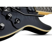 Schecter Omen Extreme-6 FR Electric Guitar (See Thru Black)