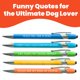 thumbnail image 4 of Juego de bolígrafos Rubyloo Funny Dog Lover Gift 5, tinta negra con lápiz capacitivo, 4 of 6