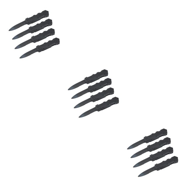 Vogacara 4 Uds cuchillos retráctiles juguete divertido Gadget juguete que desaparece daga Prop para fiesta de Halloween Type1 NO1 Vogacara CBP590529