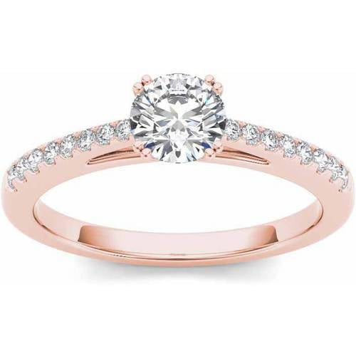 Imperial Diamond 3/4 Carat T.W. Diamond Classic 14kt Rose Gold