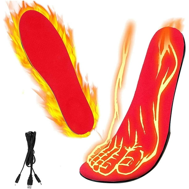 Heating sole USB Rechargeable Ski Boot Heated Insoles Electric