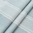 thumbnail image 2 of shiyou-Boho Kitchen Curtains 36 Inch Length Striped Linen Cafe Curtains Short Curtains for Small Bathroom Window Farmhouse Light Filtering Rod Pocket Tier Curtains Set of 2, Gray, 2 of 4