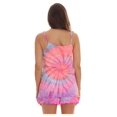 thumbnail image 4 of Just Love Tie Dye Pajama Short Set with Ruffle Detail (Tie Dye Colorful Swirl, Small), 4 of 4