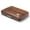 Covering wood imitation Sequoia, variant on Aluminum card holder with metal lock, RFID protection against fraud and demagnetization, compact wallet, Smart Case OSLO model