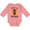 thumbnail image 3 of Inktastic Thanksgiving Mimi Little Turkey Boys or Girls Long Sleeve Baby Bodysuit, 3 of 5