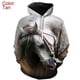 thumbnail image 5 of Sudadera con capucha con diseño de caballo y corcel para hombre y mujer, ropa con estampado 3D de pura sangre, novedad en sudaderas con capucha, moda Harajuku y2k, 5 of 5