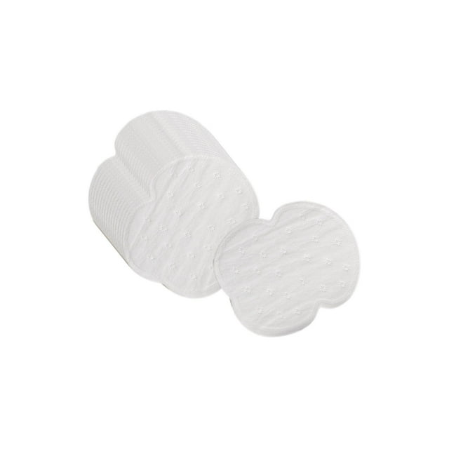 100 Pieces Disposable Underarm Sweat Pads White Stickers for and comfortable to wear. Material: Sweating People