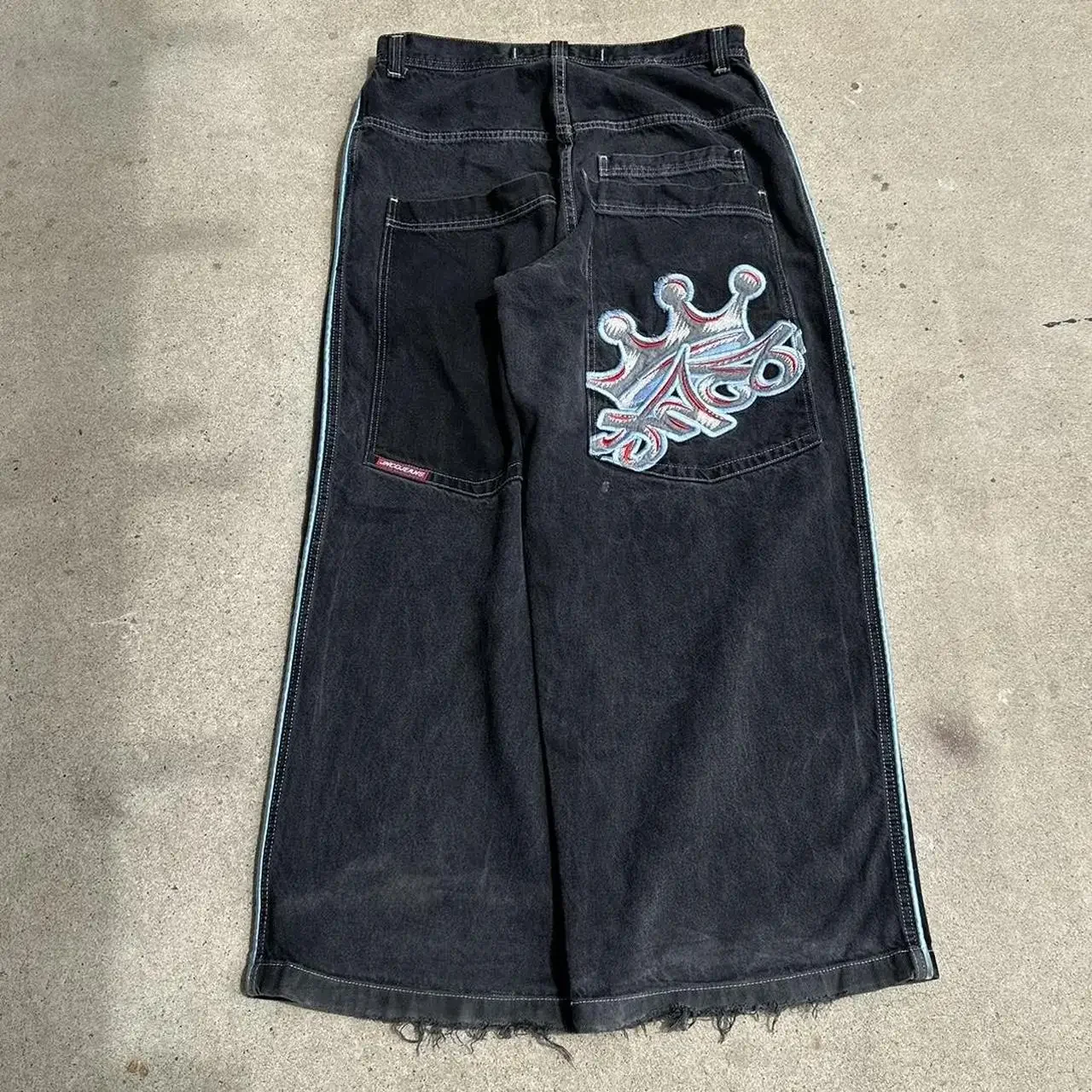 Men and Women Baggy Jeans JNCO Y2K Retro Style Slouchy Jeans Hip