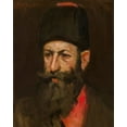 thumbnail image 2 of Singer, John Sargent imitator of 12x14 Gold Ornate Wood Framed with Double Matting Museum Art Print Titled - The Cossack, 2 of 4