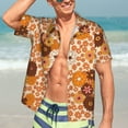 thumbnail image 7 of Disketp Hawaiian Shirts For Men,Hippie Ditsy Floral Print Mens Casual Short Sleeve Button Down Shirts Beach Shirt, 7 of 7