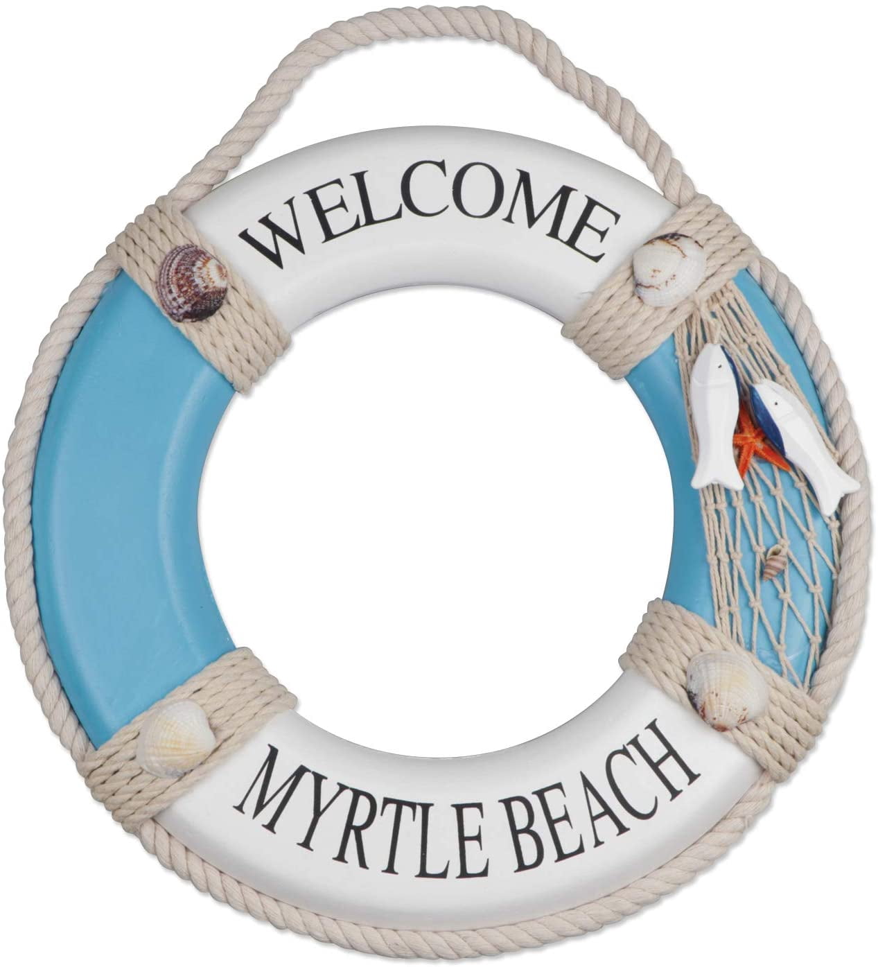 Wooden Nautical Lifering Nautical Decorative Lifebuoy Buoy