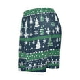 thumbnail image 5 of joogoo Mens Swim Trunks Winter Christmas Tree Snowflake Beach Shorts Drawstring Elastic Waist Swimwear Bathing Suits XL, 5 of 7