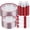 Red, variant on 350PCS Clear and Black Disposable Plates Set for 50 Guests, 100 Plastic Plates, 50 Plastic Cups, 50 Pre-Rolled Napkins with Cutlery for Graduation Party, Thanksgiving, Birthday, Halloween