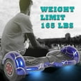 thumbnail image 4 of Spider Hoverboard Self Balancing Scooter Hoverboards de dos ruedas de 6.5 "con altavoz Bluetooth y luces LED Scooter eléctrico para niños y adultos Hoverstar  spider-blue, 4 of 7