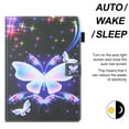 thumbnail image 4 of iPad 10.2" Case 8th 7th Generation, iPad Air 3rd Gen Case 10.5", Allytech PU Leather Flip Kickstand Auto Sleep Wake Shockproof Anti-scratch Magnetic Case Cover for Apple iPad 10.2",Butterfly, 4 of 6