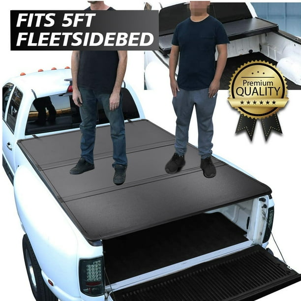 Mijaution 5ft Bed Hard Tri Fold Tonneau Cover For 2014 2020 Chevy Colorado Gmc Canyon Us Walmart Com Walmart Com