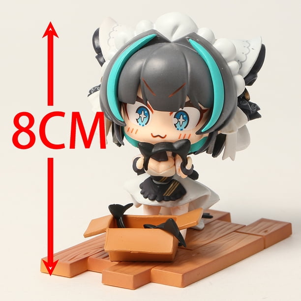 Figura de acción APEX Azur Lane JUUs Chibi Sara Arco Iris Latino PVC juguete coleccionable 8 cm