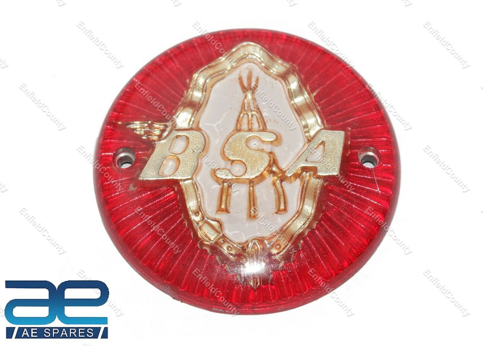 BSA Star Logo Key Fob Keychain (1) A65 A50 A10 A7 Lightning