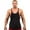 Black, variant on Men's Tank Tops Muscle Vest Cut Bodybuilding Gym Vest Workout Sleeveless T-Shirt