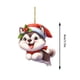 thumbnail image 3 of 1 Adorno Navideño para Árbol de Navidad, Acrílico, Colgante para Árbol de Navidad, Fiestas, Coche, Decoración Del Hogar., 3 of 7