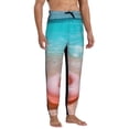 thumbnail image 4 of Kdxio Pink Float Ring On Beach Pattern Joggers,Sweatpants for Men with Pockets-3X-Large, 4 of 5