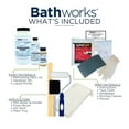 thumbnail image 5 of Bathworks Roll-On Porcelain Refinishing Kit, 22oz Resin Coating for Bathroom Sinks and Tubs (White), 5 of 8