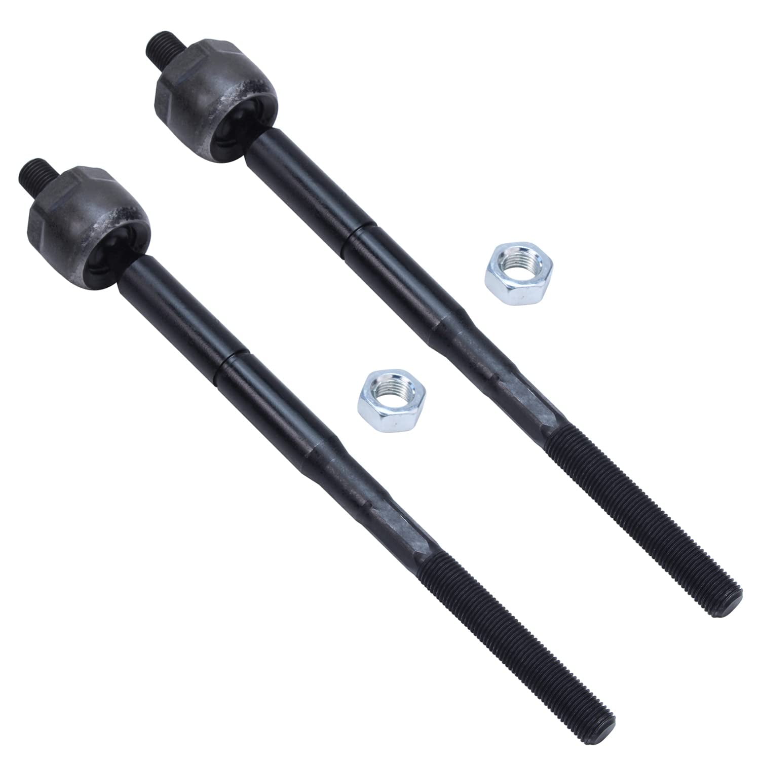 Detroit Axle - Front 6pc Tie Rods Kit for 2010-2015 Ford Flex Taurus Lincoln MKT, 2010-2016 MKS, 4 Outer & Inner Tie Rods 2 Boots 2011 2012 2013 2014 Replacement
