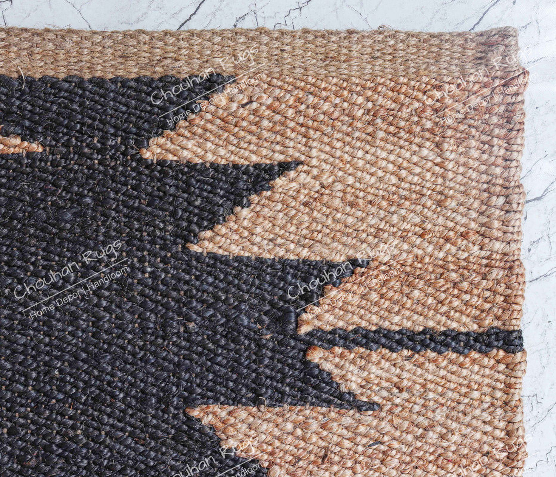 Chouhan Rugs Natural Jute Hemp Runner Rug Bohemian Rug Decor Rug Handwoven Rug Custom Rug Decorative Rug