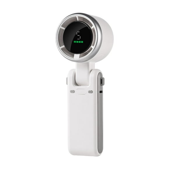 Mini ventilador personal, ligero y con cordón. Mini ventilador personal, pequeño ventilador de escritorio para interiores y exteriores de oficina. Blanco