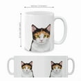 thumbnail image 4 of MUGBREW 11 Oz Ceramic Tea Cup Coffee Mug, Calico Kitten Cat, 4 of 7