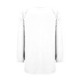 thumbnail image 5 of MVRLSH Womens Tops Blouse Casual Halloween Dark Terrifying Fashion Printed Comfortable Tees Loose Fit Blouses White - M, 5 of 5