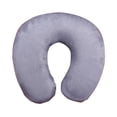 thumbnail image 4 of Almohada de , almohada para cuello, compacta, transpirable, cómoda, de espuma viscoelástica, soporte para cabeza y cuello para uso en casa o Gris, 4 of 8
