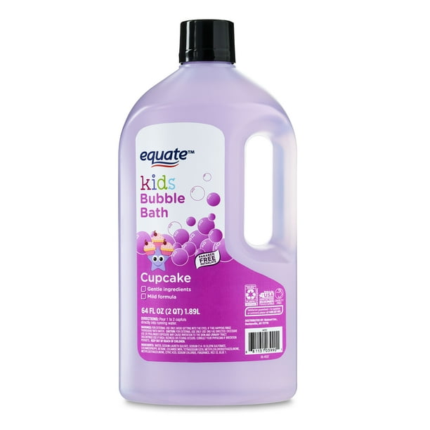 Equate Kids Cupcake Scented Bubble Bath, 64 fl oz